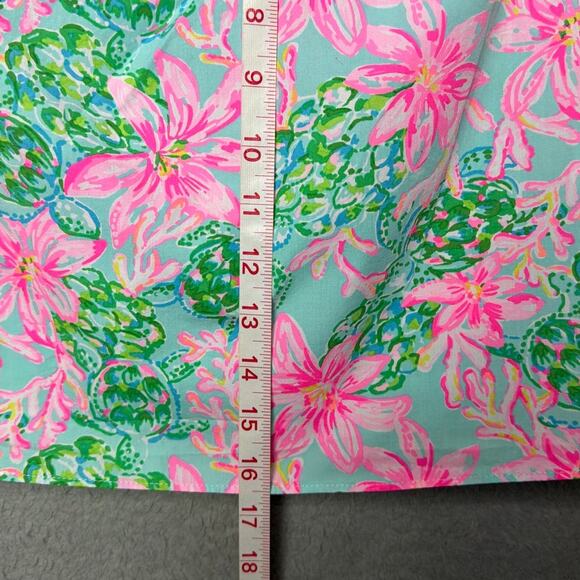 Lilly Pulitzer Zeldie One Shoulder Blouse Ruffle Size XS NWOT Preppy Pink Isle - Picture 6 of 9